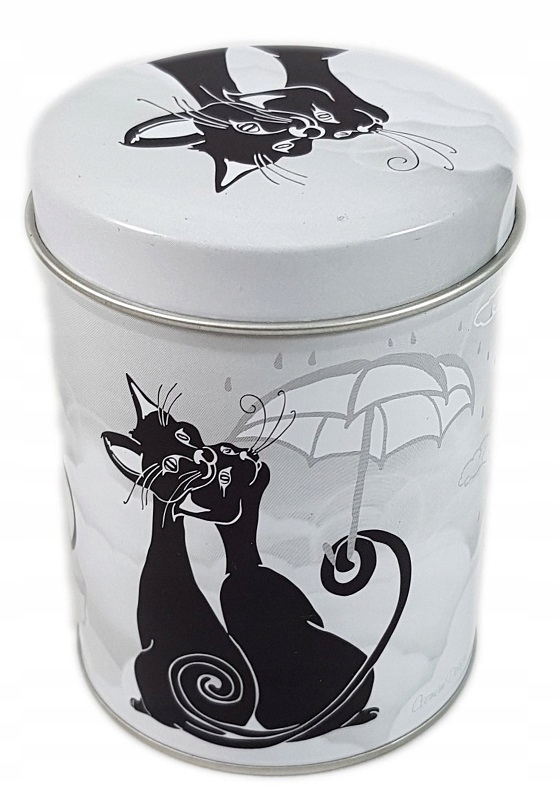

Puszka metalowa na herbatę Koci Świat Crazy Cats