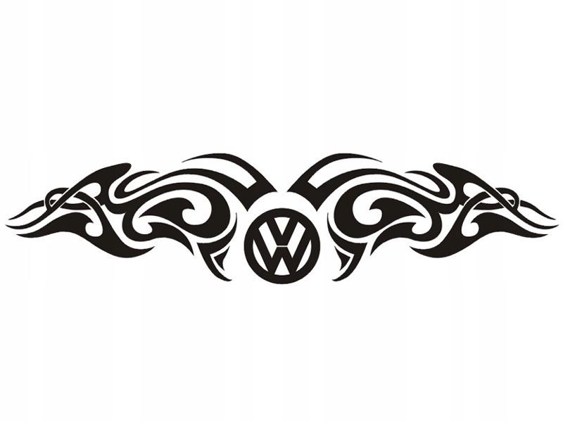 

Naklejka na tylną szybę Vw Polo Golf Passat Up