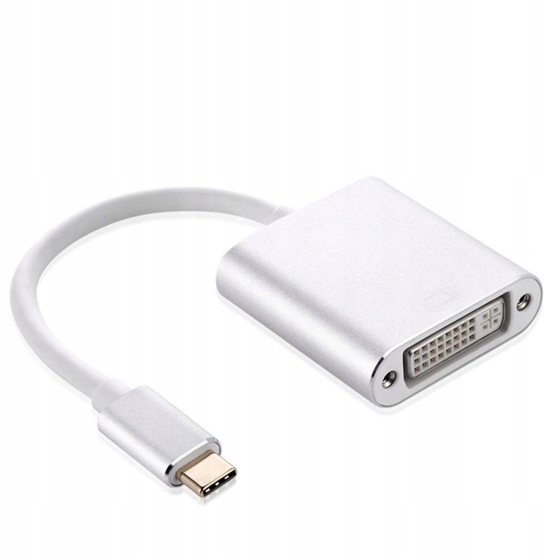 

Kabel Adapter z Usb-c Usb 3.1 Typ C do DVI 24+5