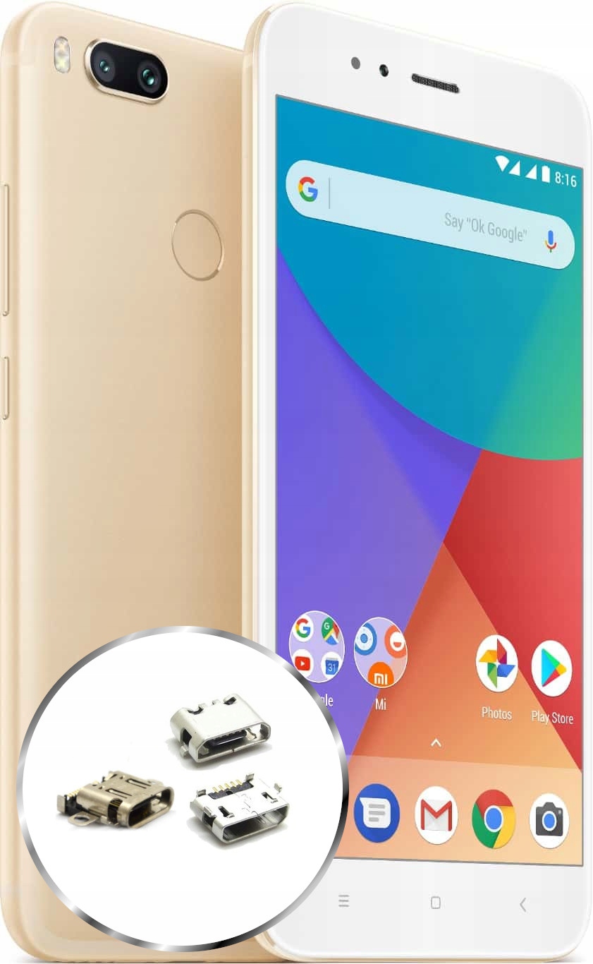 

Gniazdo ładowania Xiaomi Mi A1 Naprawa Wymiana