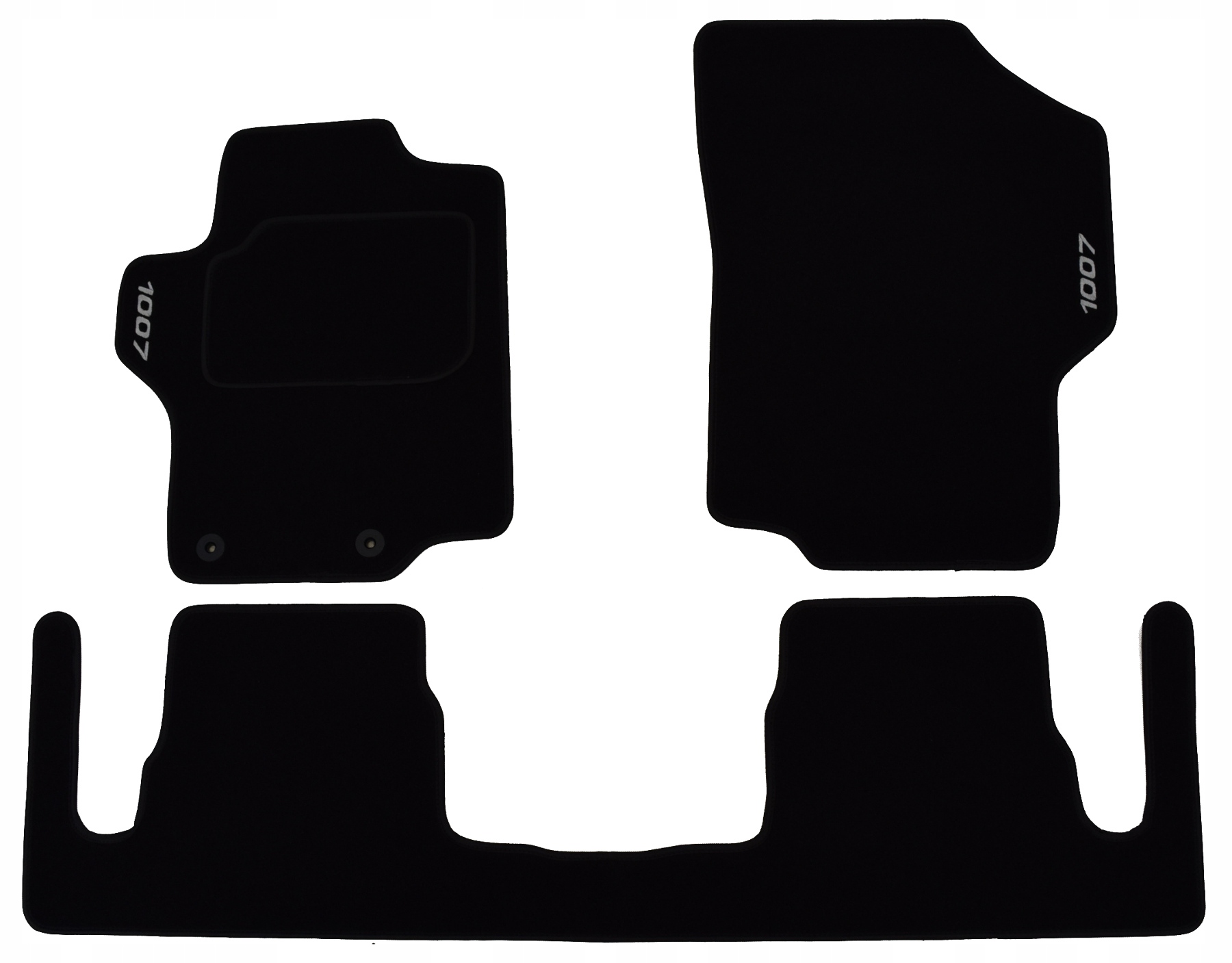 

Peugeot 1007 2005-2009r Dywaniki welurowe CL +haft