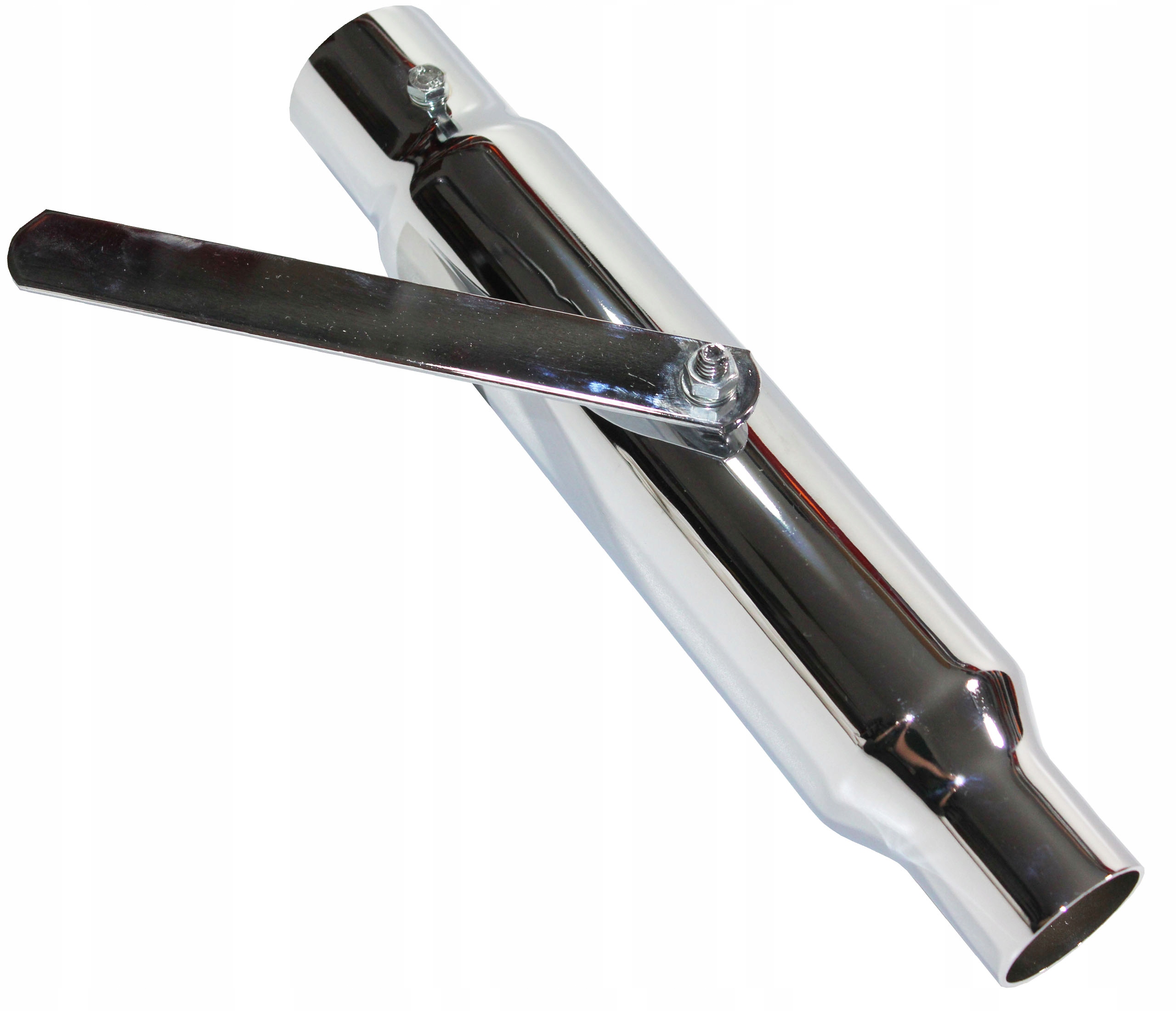 STYLOWY TŁUMIK CHROM CHOPPER DRAG SAM CRUISER 30cm