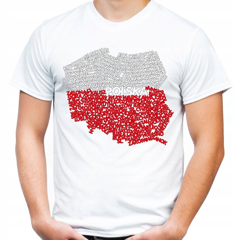 

Koszulka dziecięca Polska mapa miasta narodowa 152