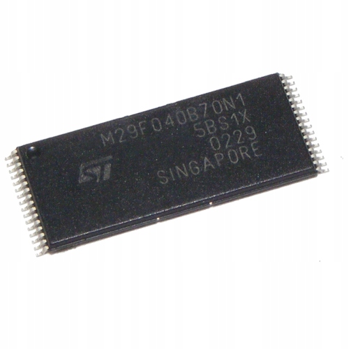 

Pamięć flash 4Mbit M29F040B-70N1 TSOP-32 Stm