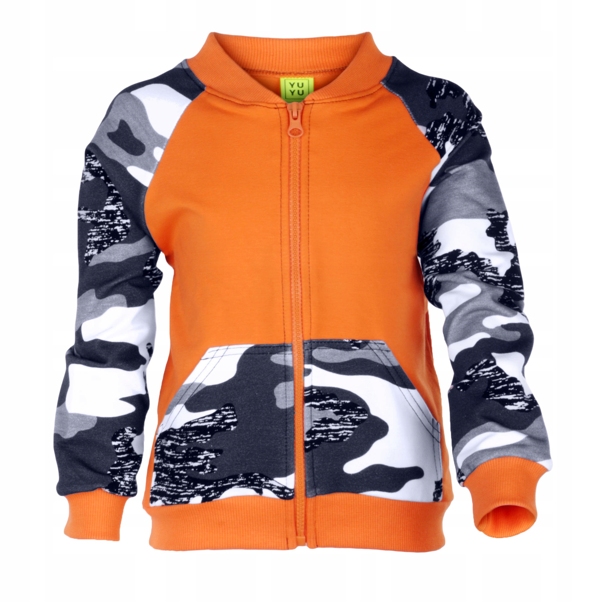 

Bobas Bluza Bomberka Pomarańczowa + Moro 104/110