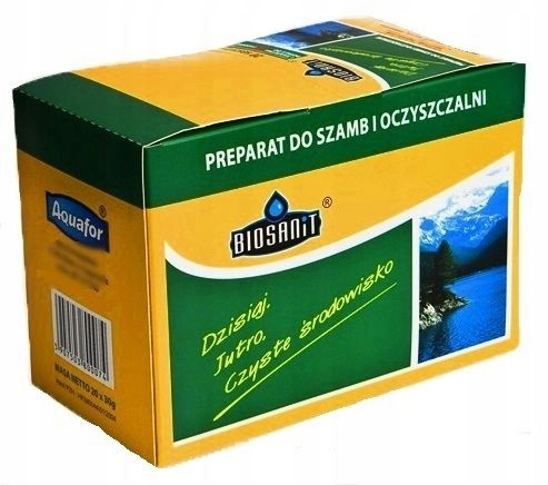 

Biosanit Bakterie szambo, oczyszczalnia saszetki