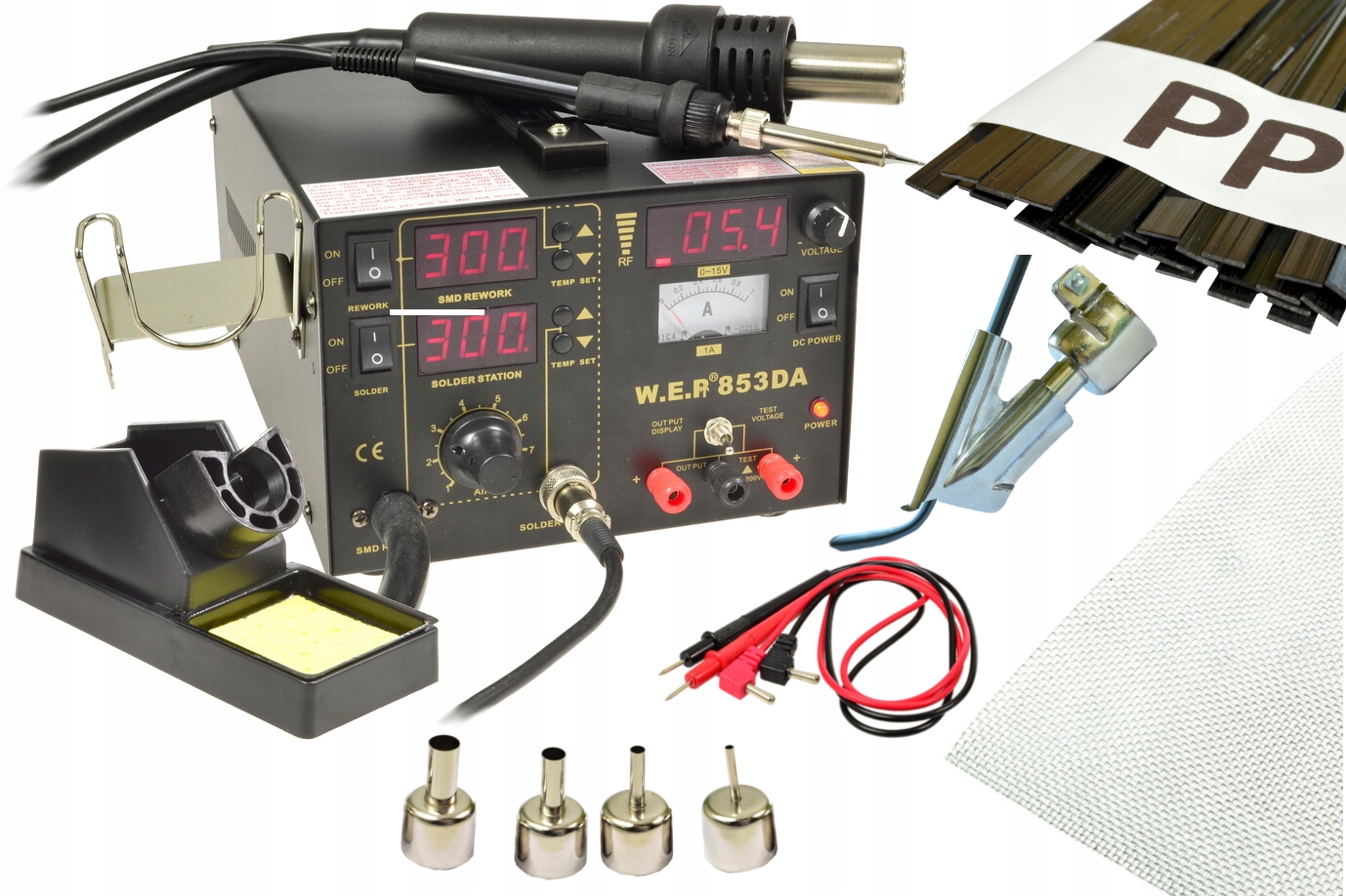 SPAWARKA PLASTIKU WEP 853DA DYSZE PLASTIK SIATKA