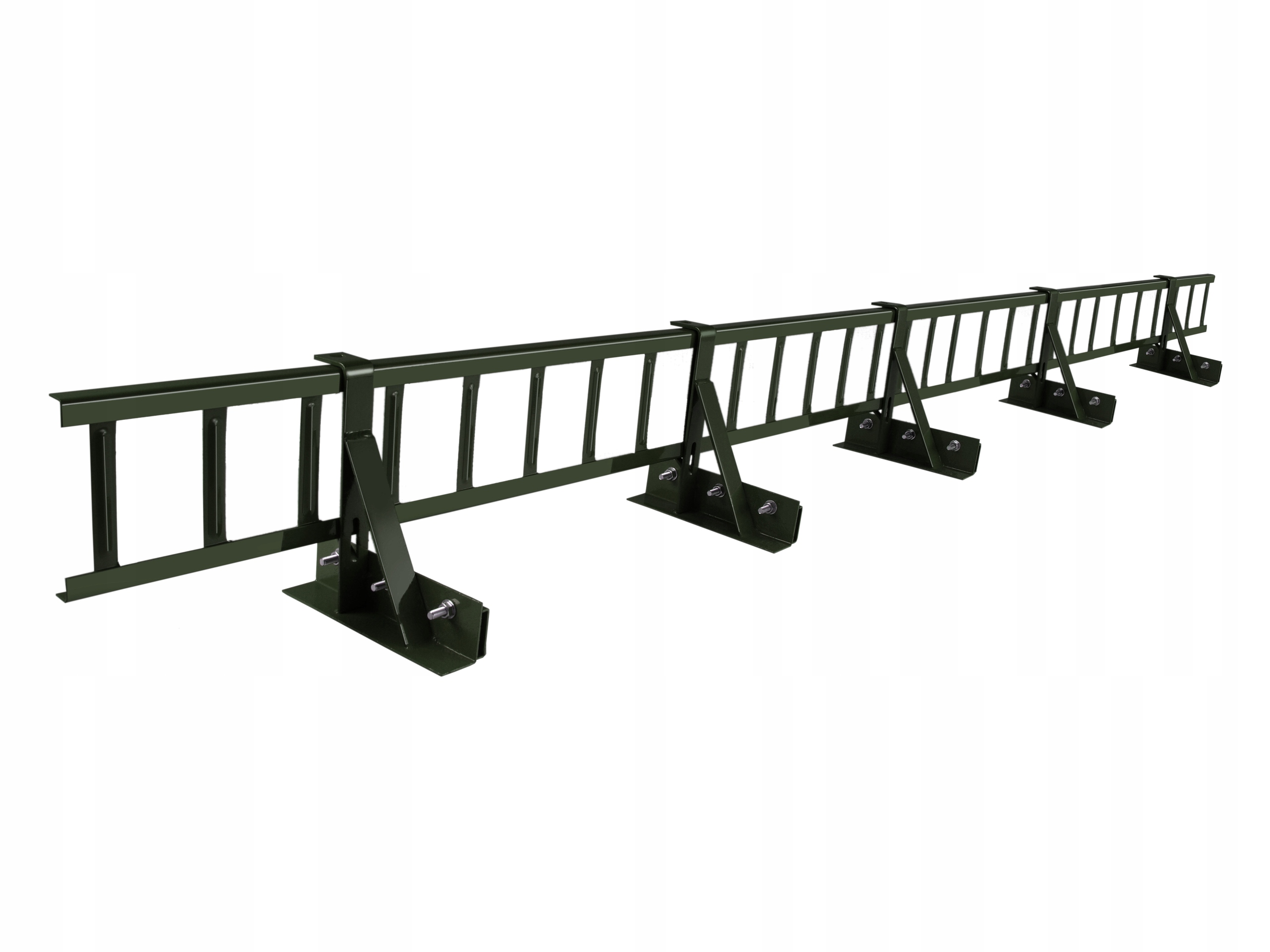 Płotek 2m 5 uchwytów kolor do rąbka stojącego