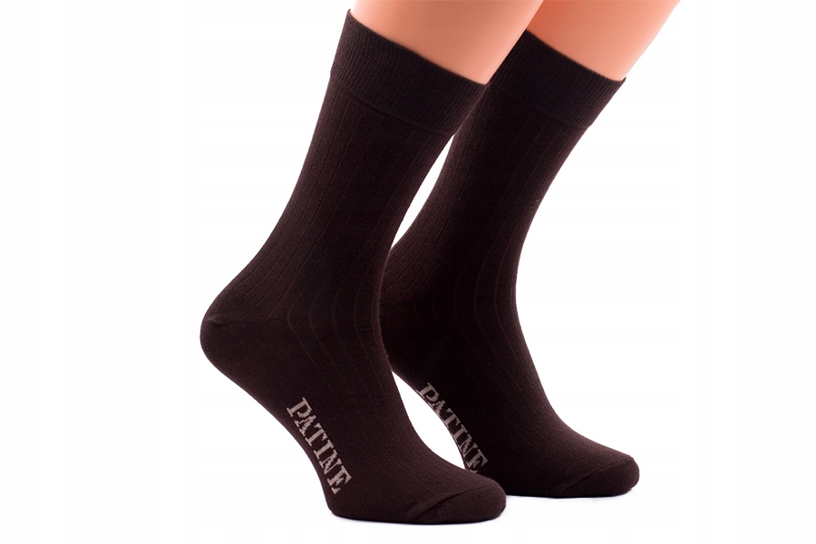 

Patine Socks Skarpety Męskie Bawełniane Brąz 38-42