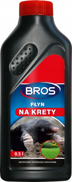 

Bros Mocny Płyn Na Krety Odstrasza Zapachem 0,5 L