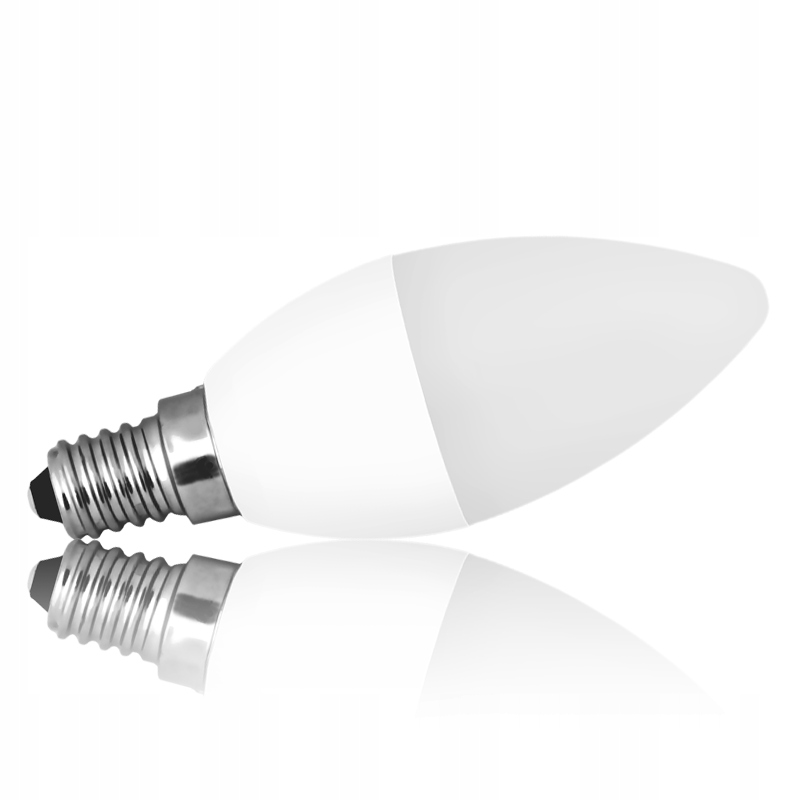 

Żarówka Led Smd E14 6W=50W C37 Świeca Ściemnialna
