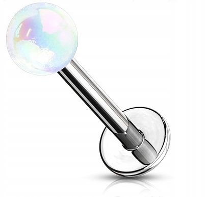 

Kolczyk Do Brody Wargi Labret Perełka Perła