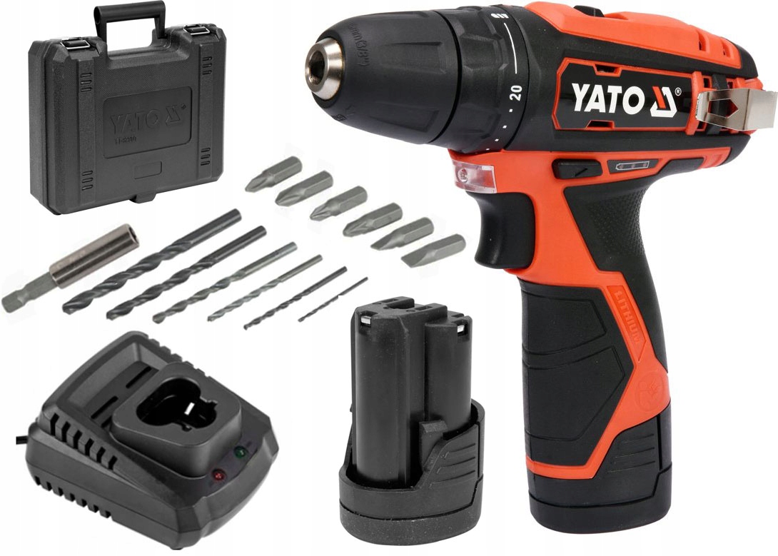 

Yato Wiertarko Wkrętarka Akumulatorowa 12V 2,0AH