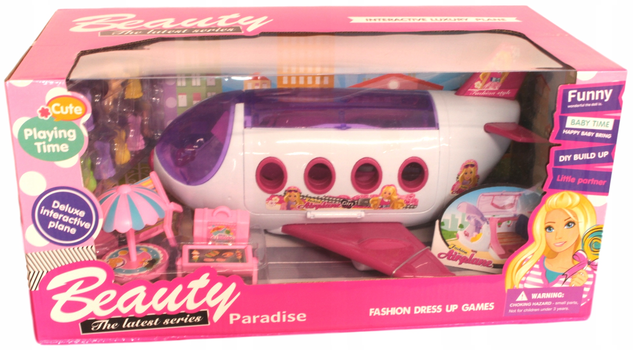 SAMOLOT DLA LALEK Z AKCESORIAMI BEAUTY EAN (GTIN) 5900949411606