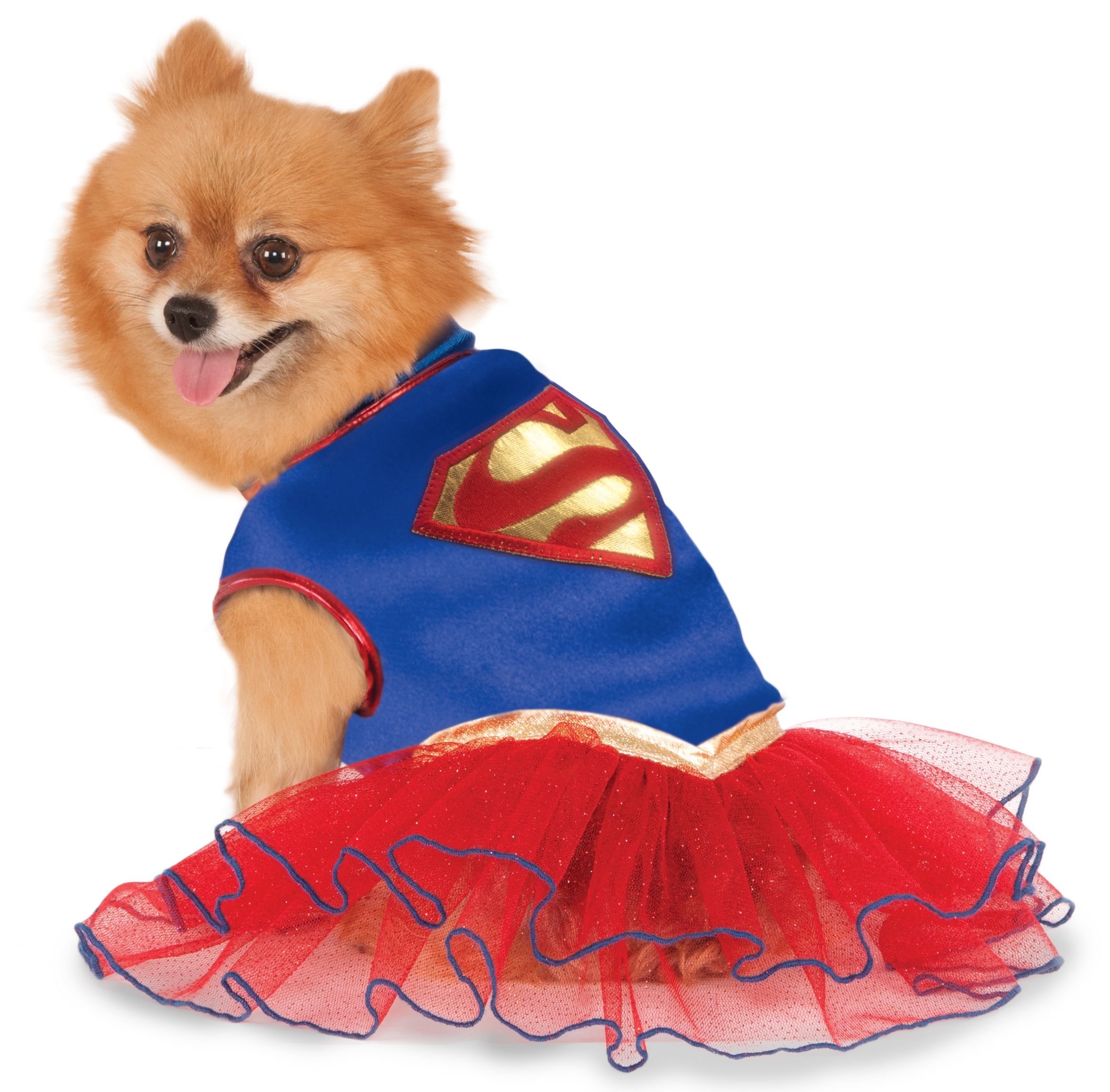 

Kostium Strój dla Psa Pieska Supergirl Ubranko Xs