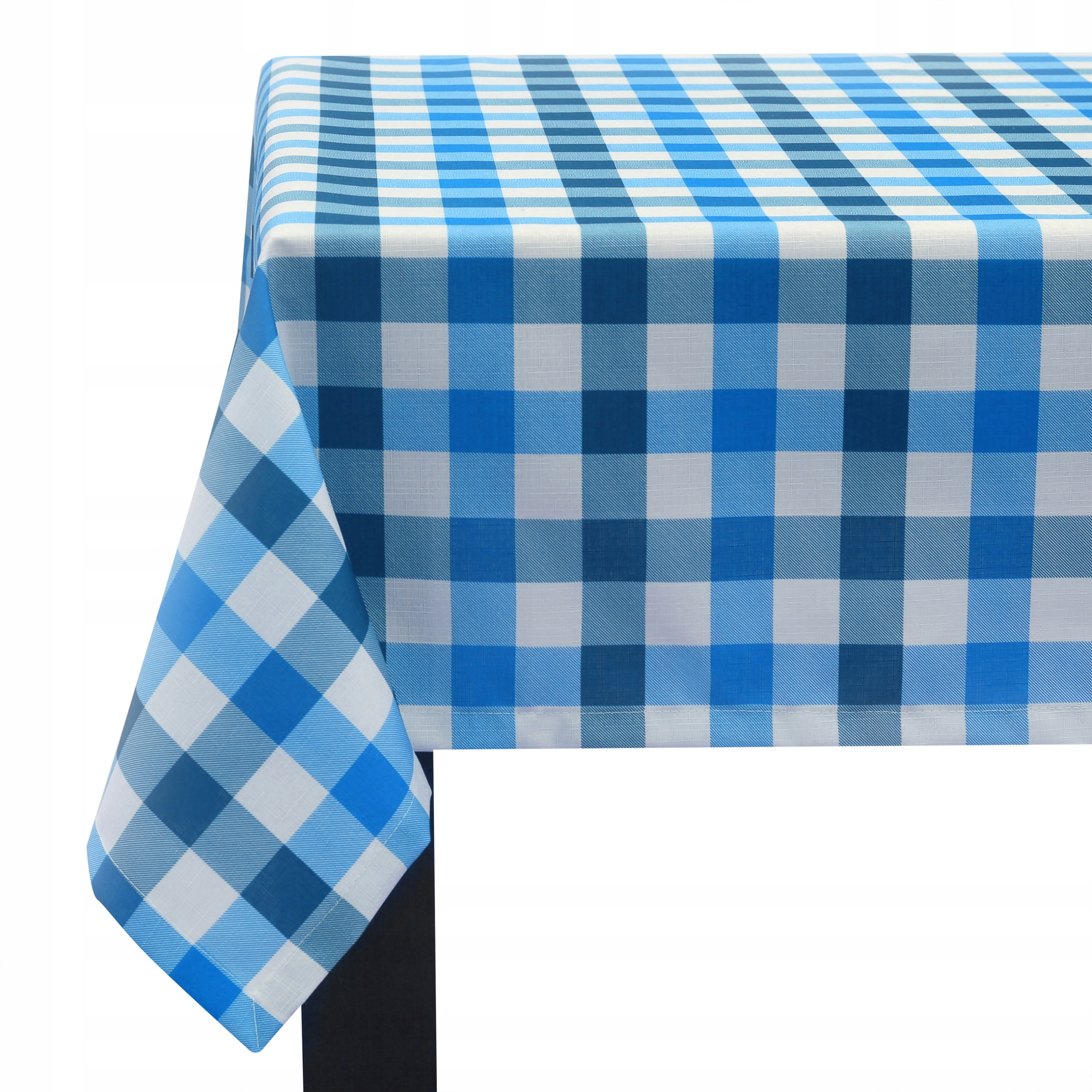 

Obrus Plamoodporny Picnic Krata 140x260 niebieski