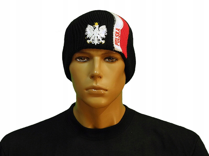 POLSKA GRUBA CZAPKA ZIMOWA DLA KIBICA POLSKI HAFT Marka Innap