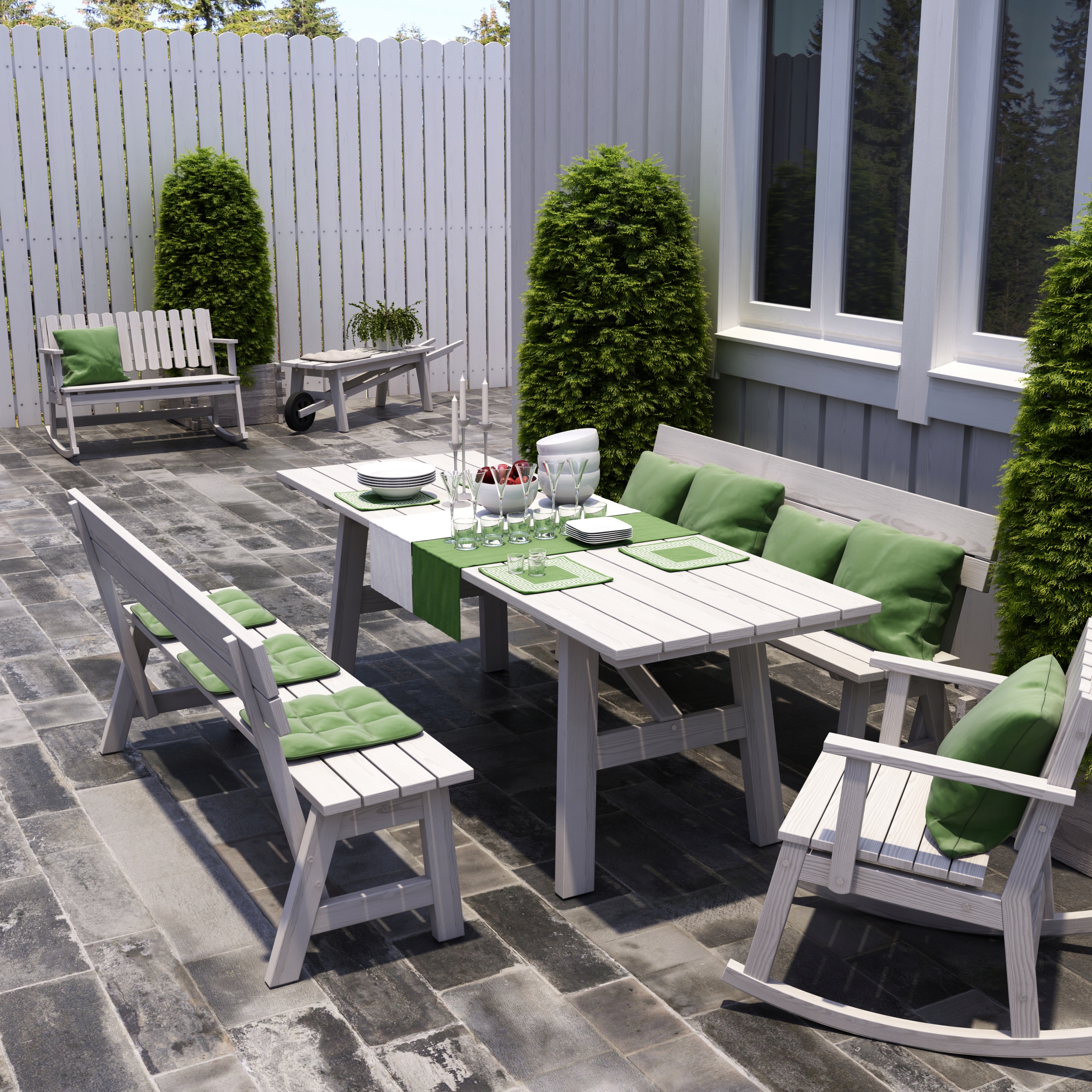 Krzesło bujane dwuosobowe EAN (GTIN) 5907051038950