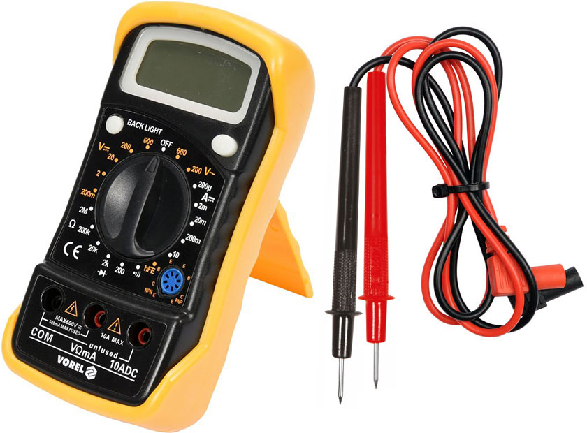 

Vorel Miernik Cyfrowy Multimetr Wielofunkcyjny LCD