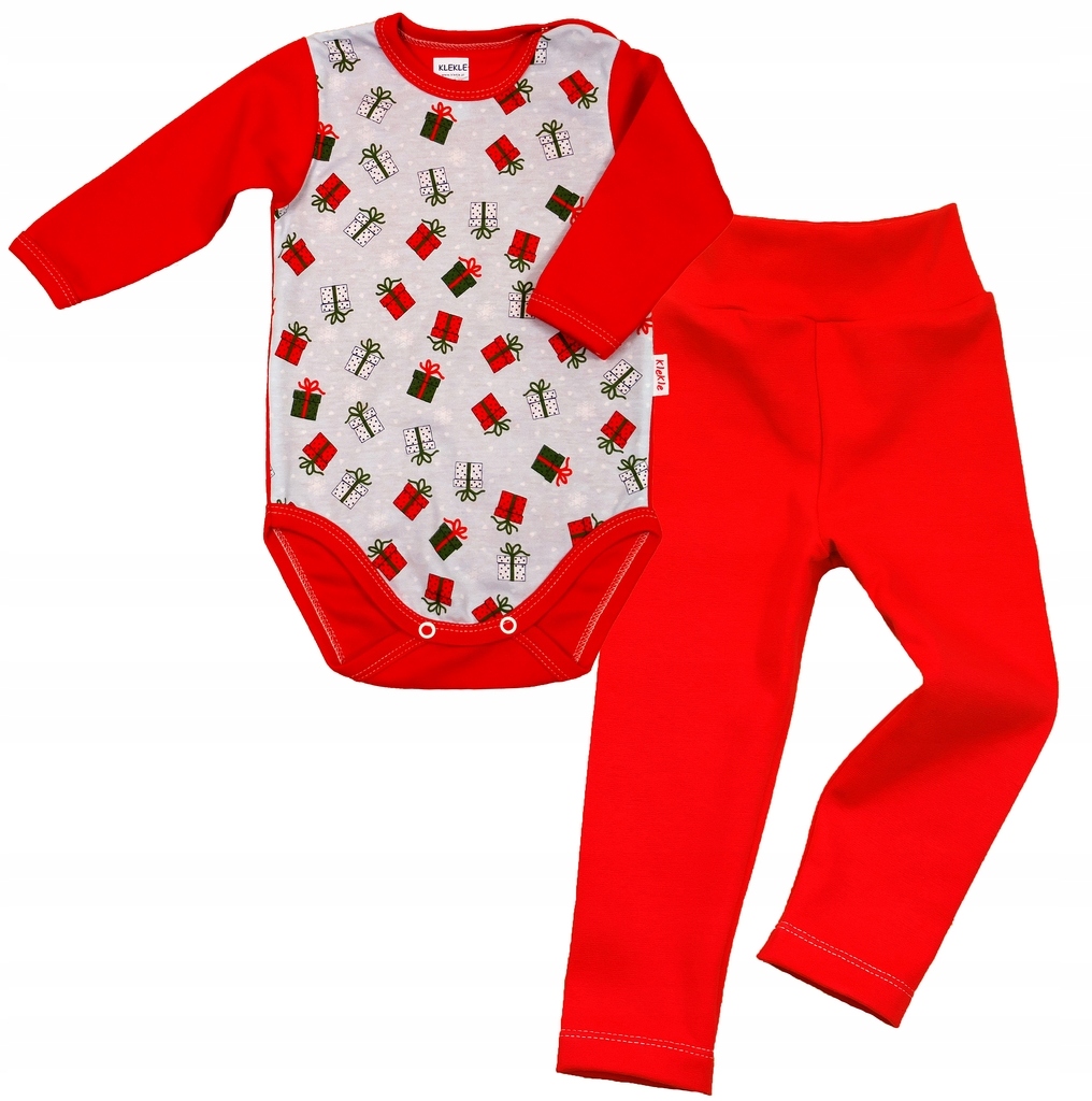 

Komplet Body Świąteczne +Legginsy 80 Klekle