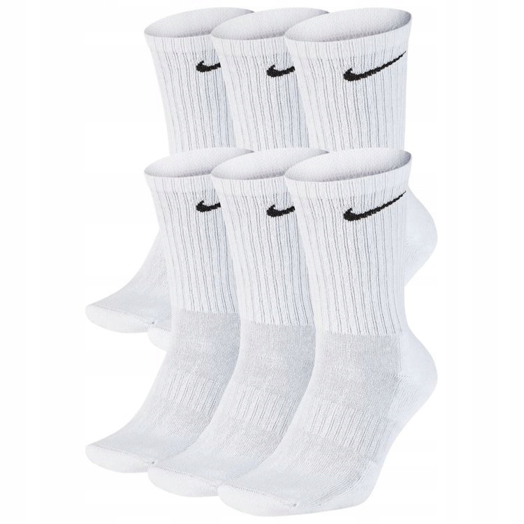 

Nike Skarpety Długie Everyday r.34-38 Białe 6PAK