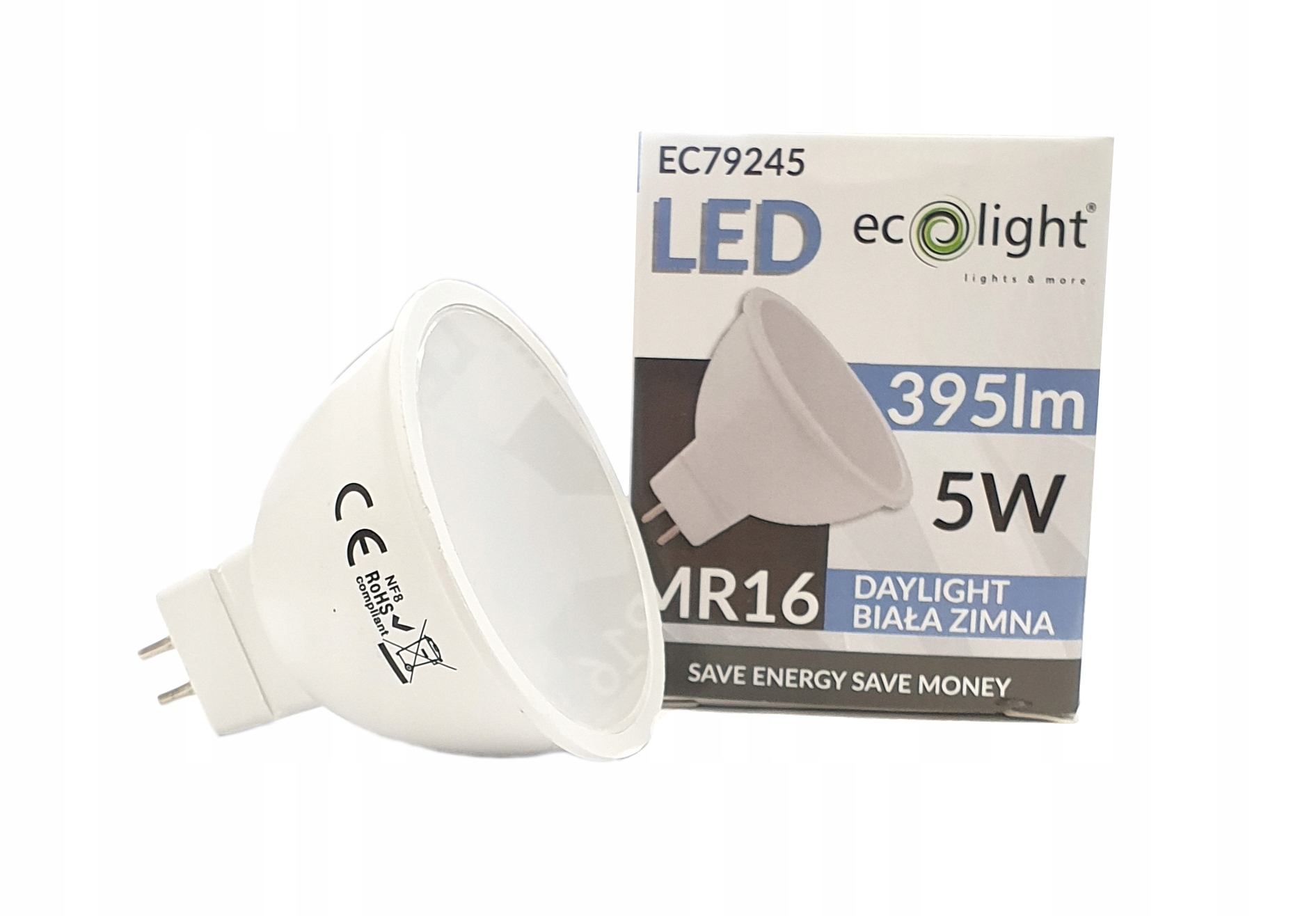 

Żarówka Led MR16 GU5,3 5W 12V zimna