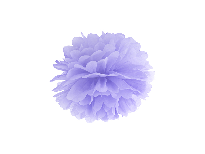 

Pompon bibułowy 25cm Liliowy pompony dekoracja
