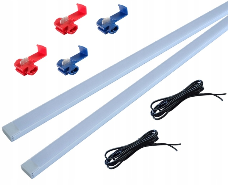 Oświetlenie LED kabiny paki busa auta 2x50cm PL12