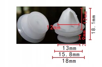 SPINKA KOŁEK TAPICERKI CITROEN C6 C8 DS4 Producent części Inny