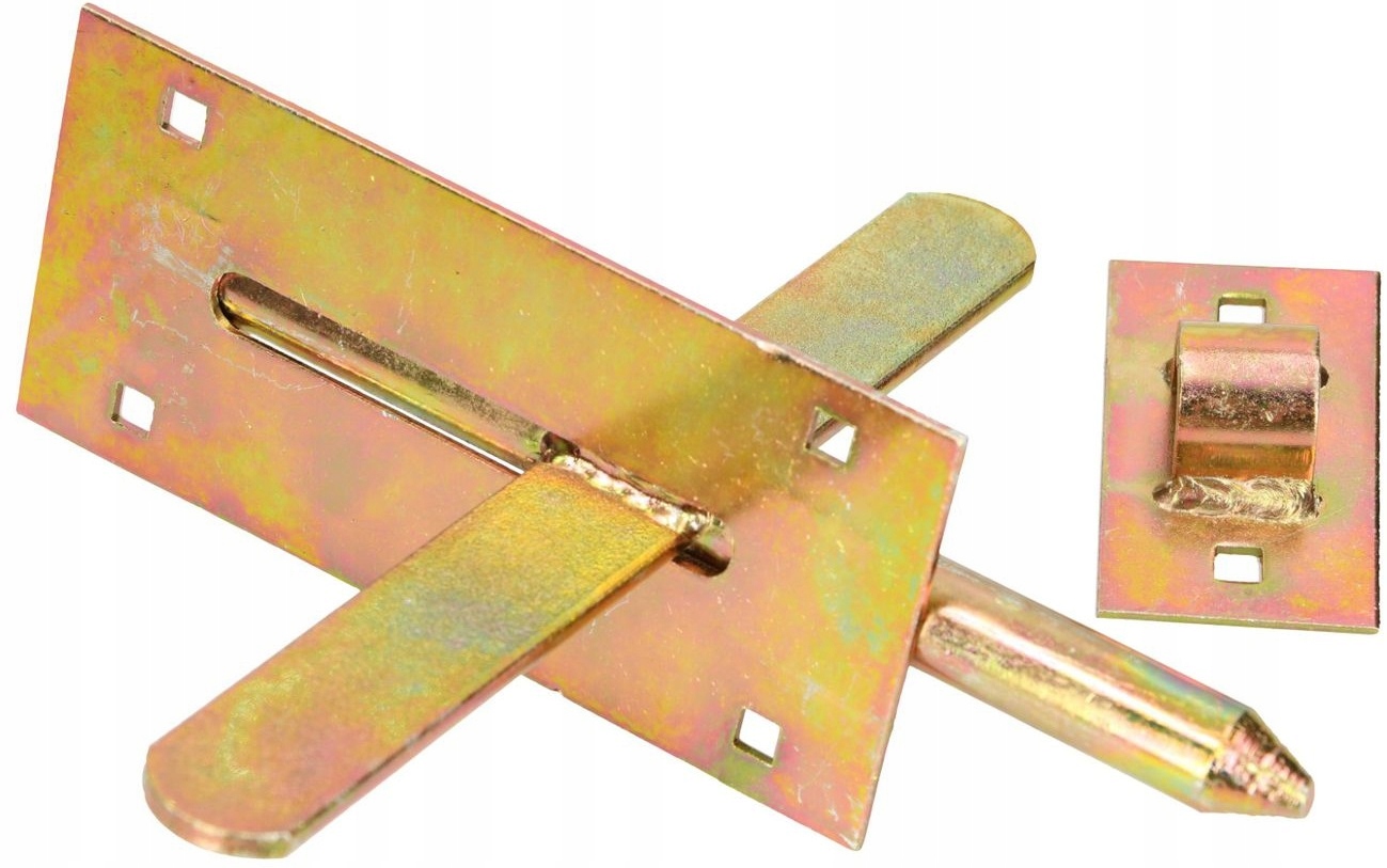 ZASUWA ZASUWKA DWUSTRONNA DO FURTKI DRZWI ZŁOTA Marka Kotarbau