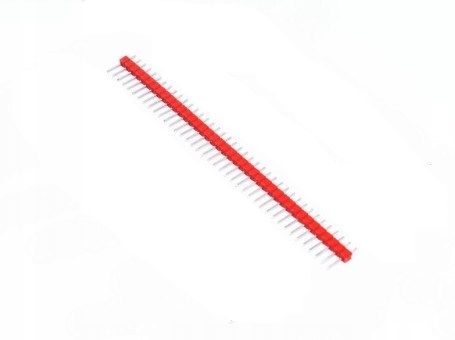 

Listwa kołkowa Gold Pin 1X40 2,54mm czerwona wy.12