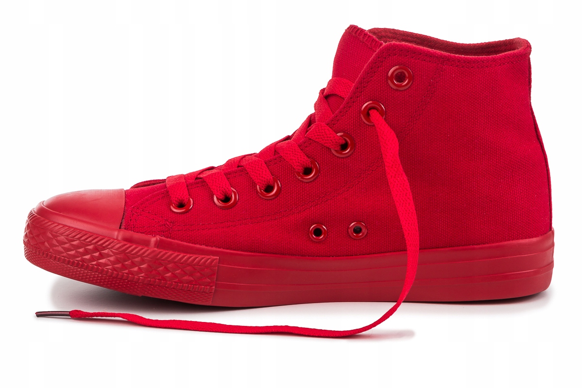 

Buty damskie TrAmPki czerwone Tenisówki WySoKiE