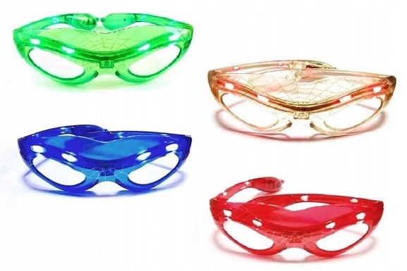 okulary SPIDER ŚWIECĄCE gadżet imprezowy KOLORY EAN (GTIN) 5906245206946