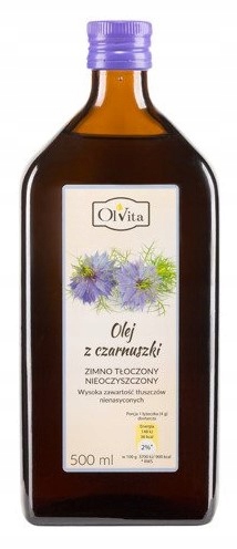 

OlVita Olej z czarnuszki egipskiej 500ml