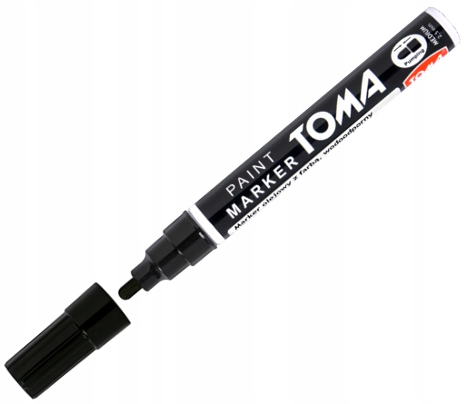 

Marker olejny olejowy 2.5mm czarny Toma