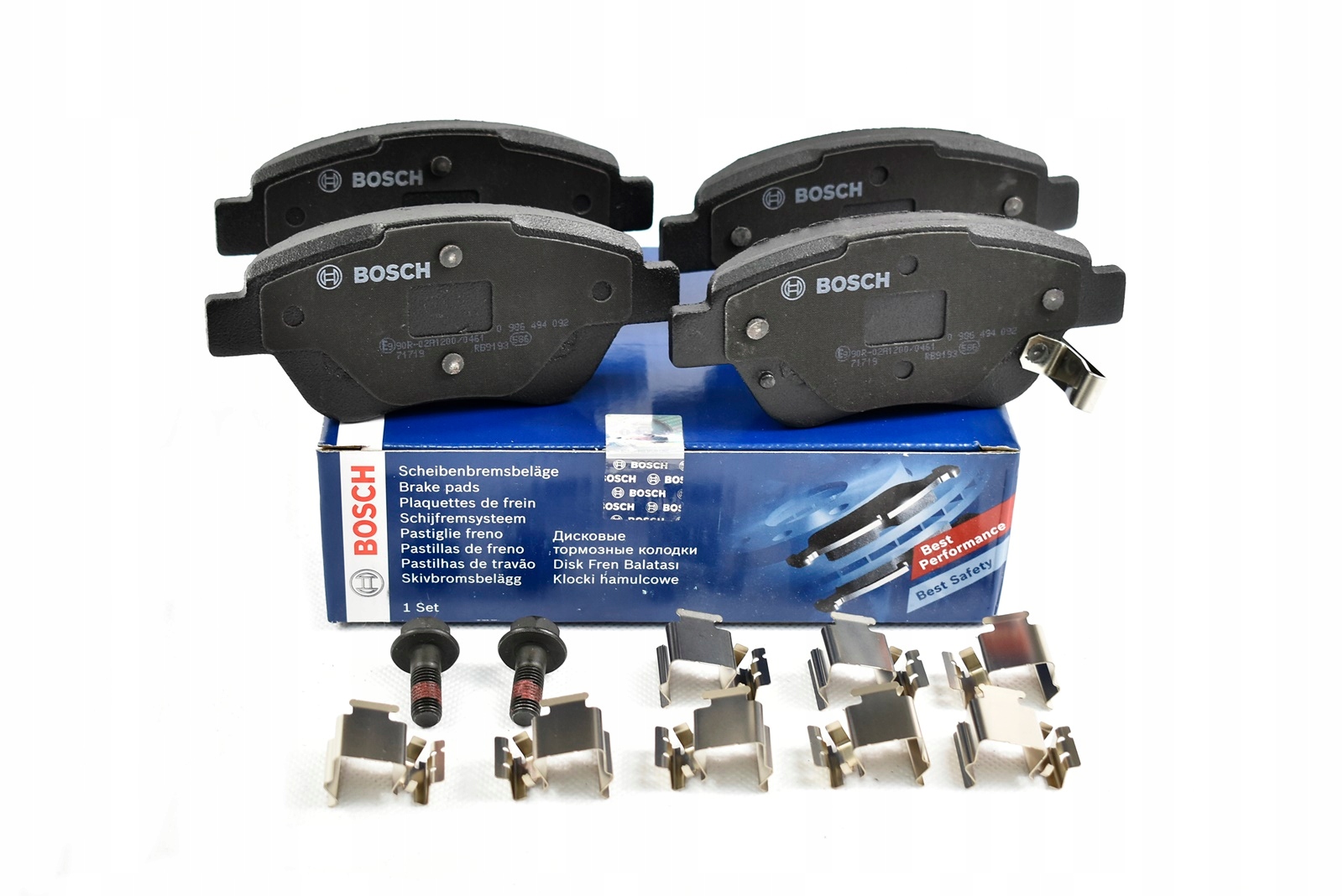 0 986 - BOSCH ТОРМОЗНЫЕ КОЛОДКИ ПЕРЕДНИЕ OPEL CORSA D 1.0 1.2