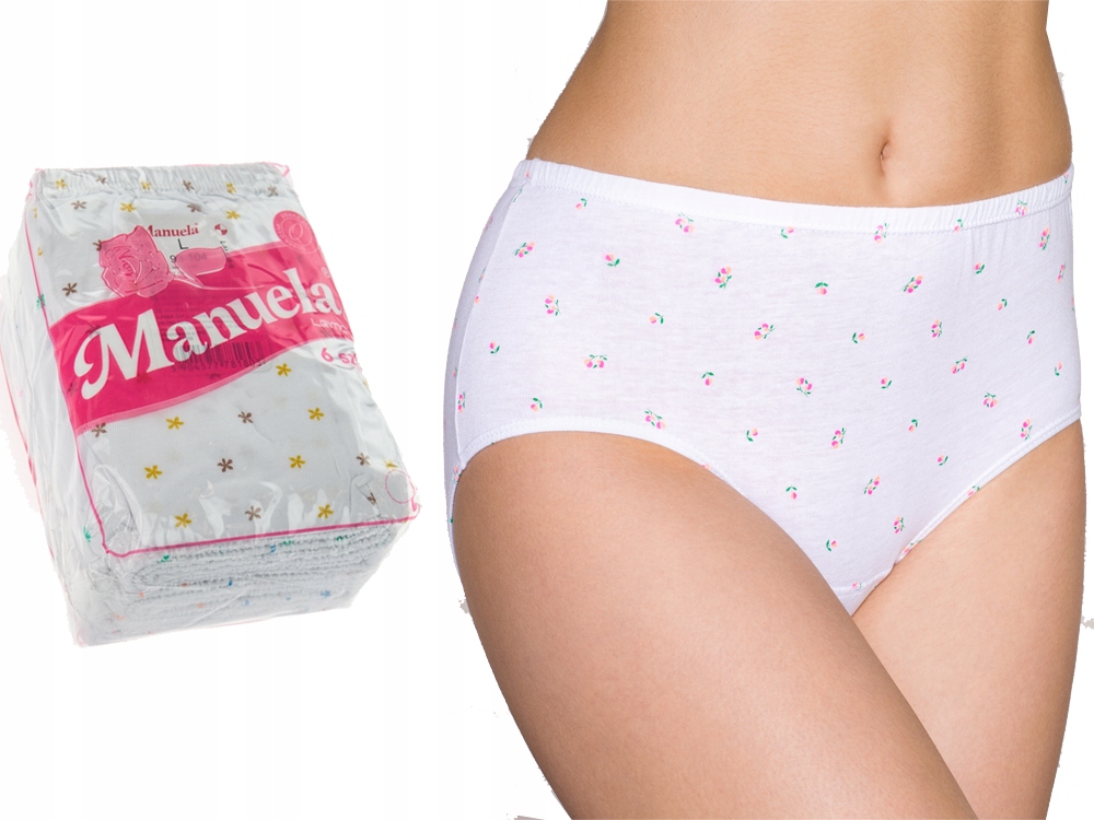 

Lama figi majtki damskie Manuela 6szt r S