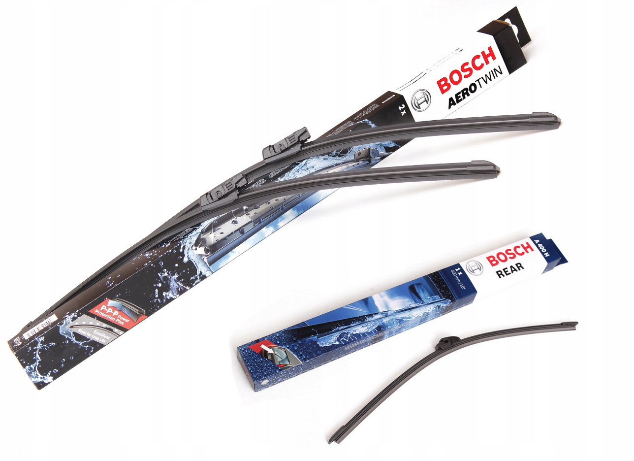 Wycieraczki Bosch Przód+tył Touran 11.2006-05.2010 Vw Caddy 11.2006-05.2015