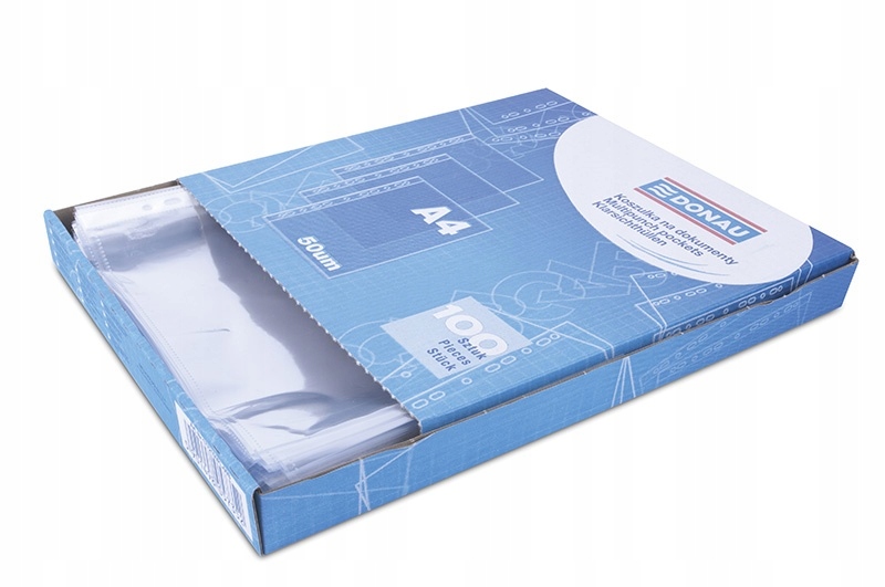 KOSZULKA A4 45MIC (100) KRYSTAL PUDEŁKO A"10 0473