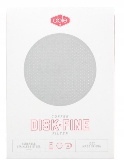 opakovaně použitelný filtr Aeropress Able Disc Fine ocelový