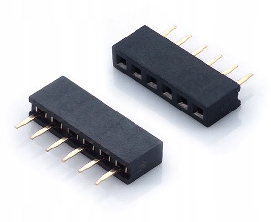 

Listwa kołkowa 6 pin R=2mm GoldPin ZL265-6SG x6szt