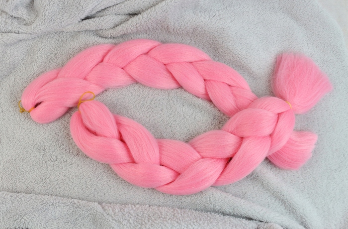 WŁOSY na WARKOCZYKI syntetyczne OMBRE pasma Metoda przedłużania inna