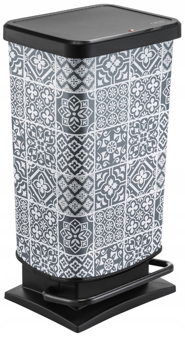 

Kosz na śmieci z pedałem Rotho Paso 40L Tiles