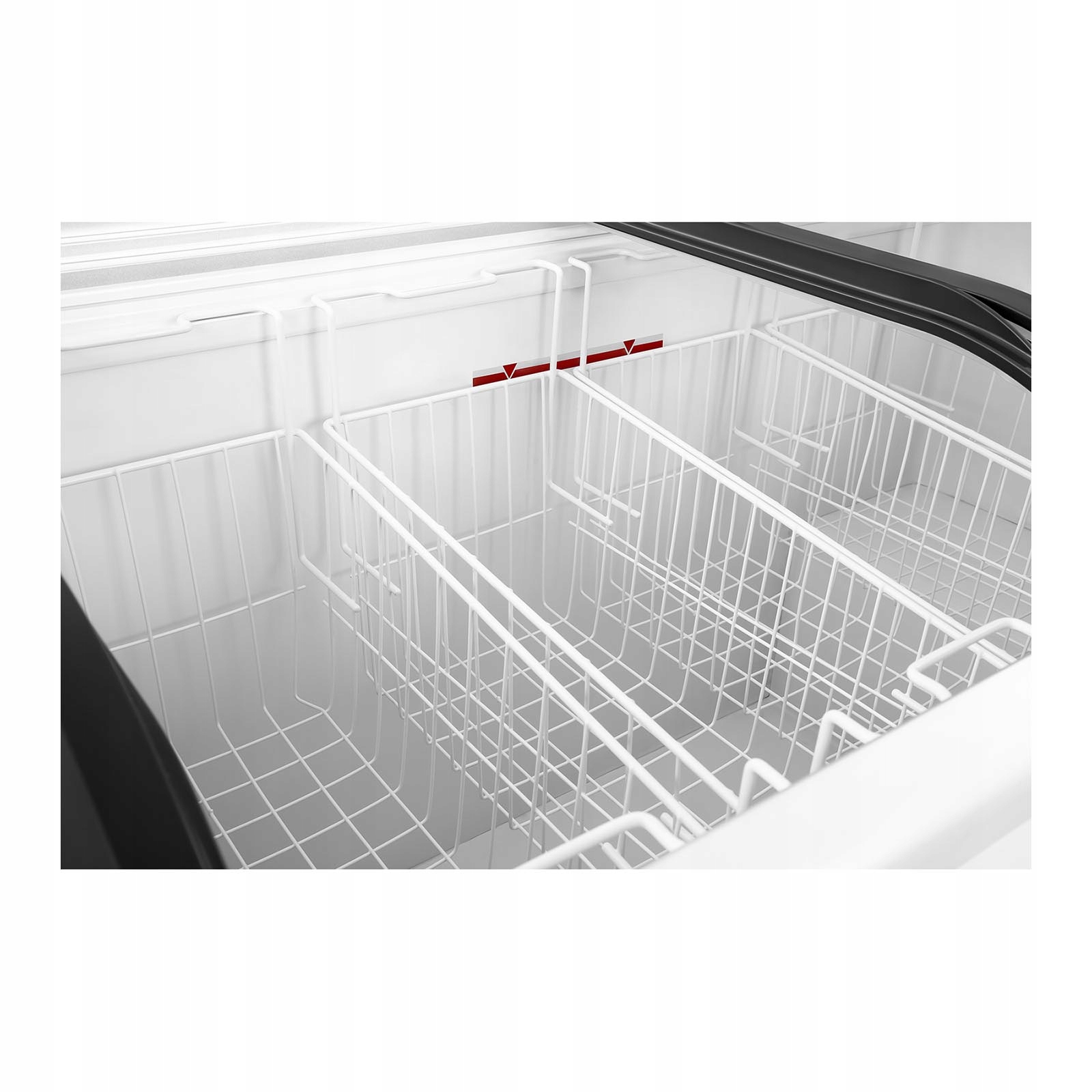 ZAMRAŻARKA SKLEPOWA SKRZYNIOWA DO LODÓW 4 WYJMOWANE KOSZE KLASA A 355L Marka Royal Catering