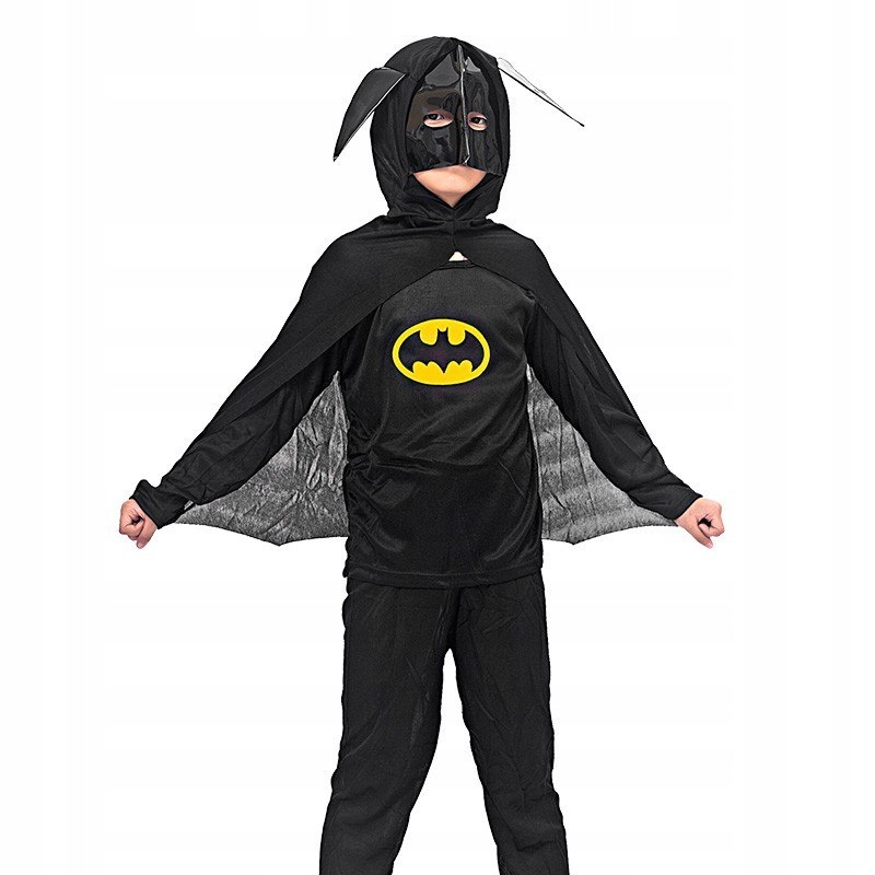 

Batman S Strój Przebranie Maska 92-104 Nietoperz
