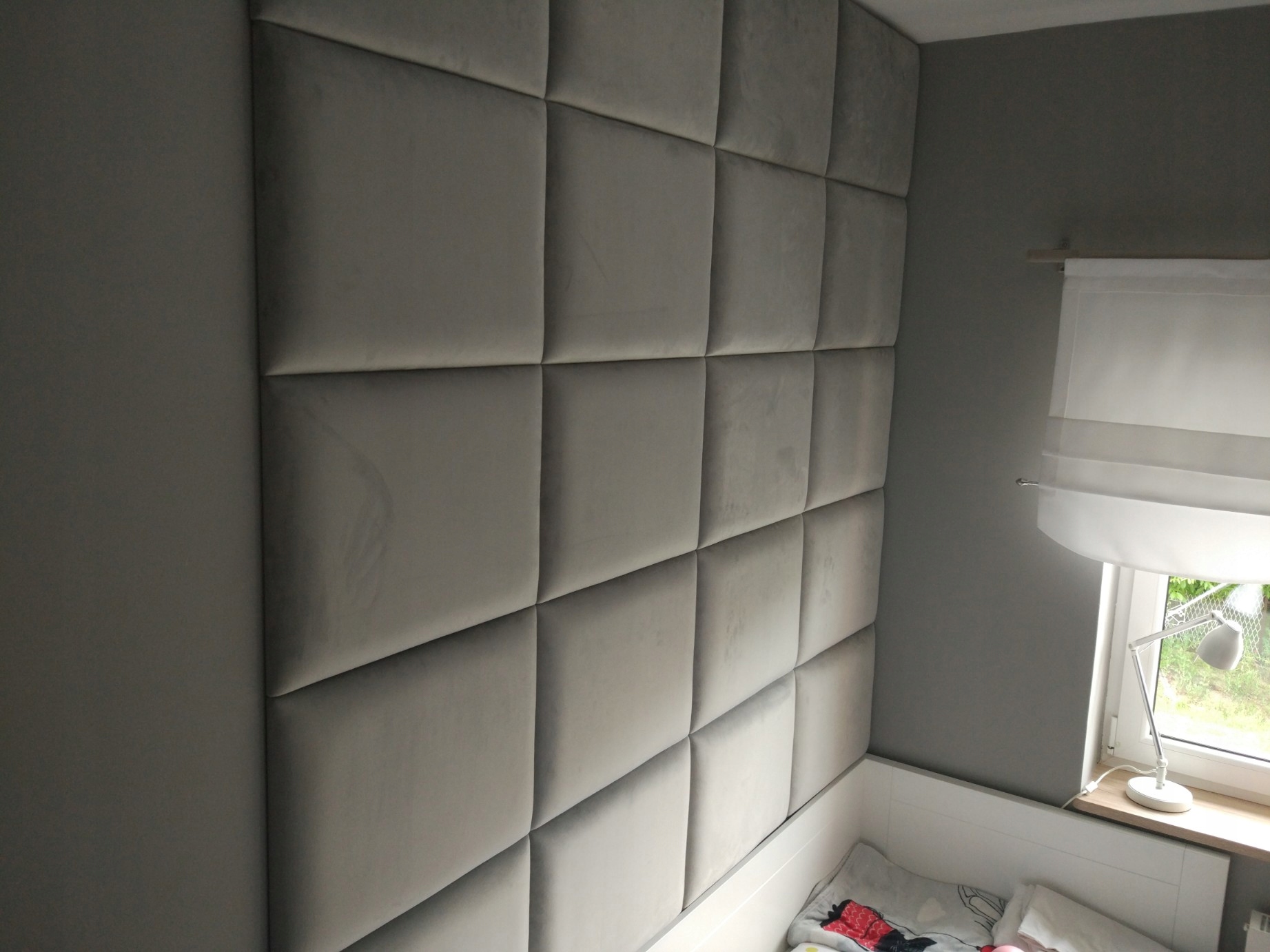 Panele tapicerowane 30x70 zagłowek welurowy custom Kształt wzoru prostokąty