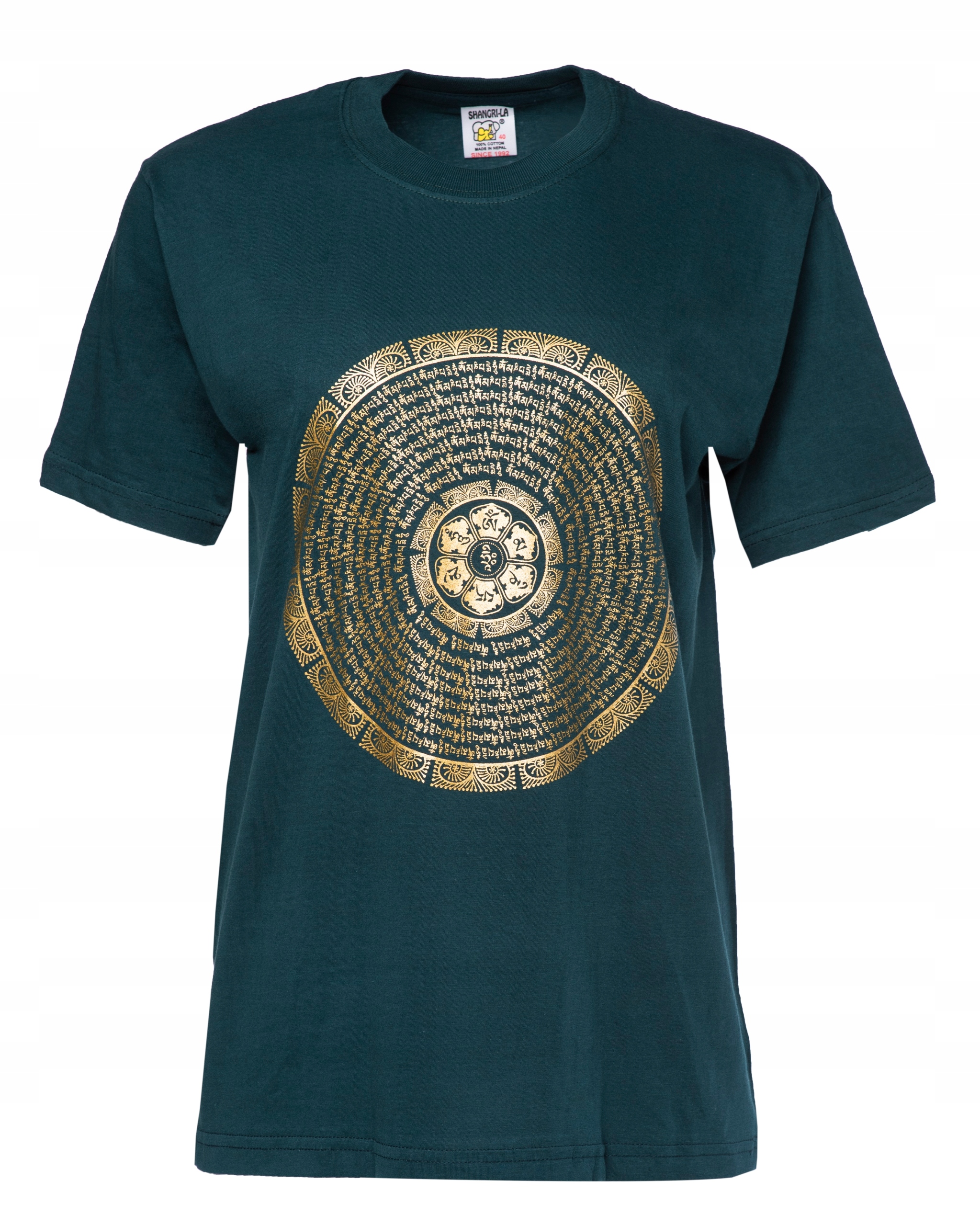

Koszulka Bawełniana Golden Mandala Nepal