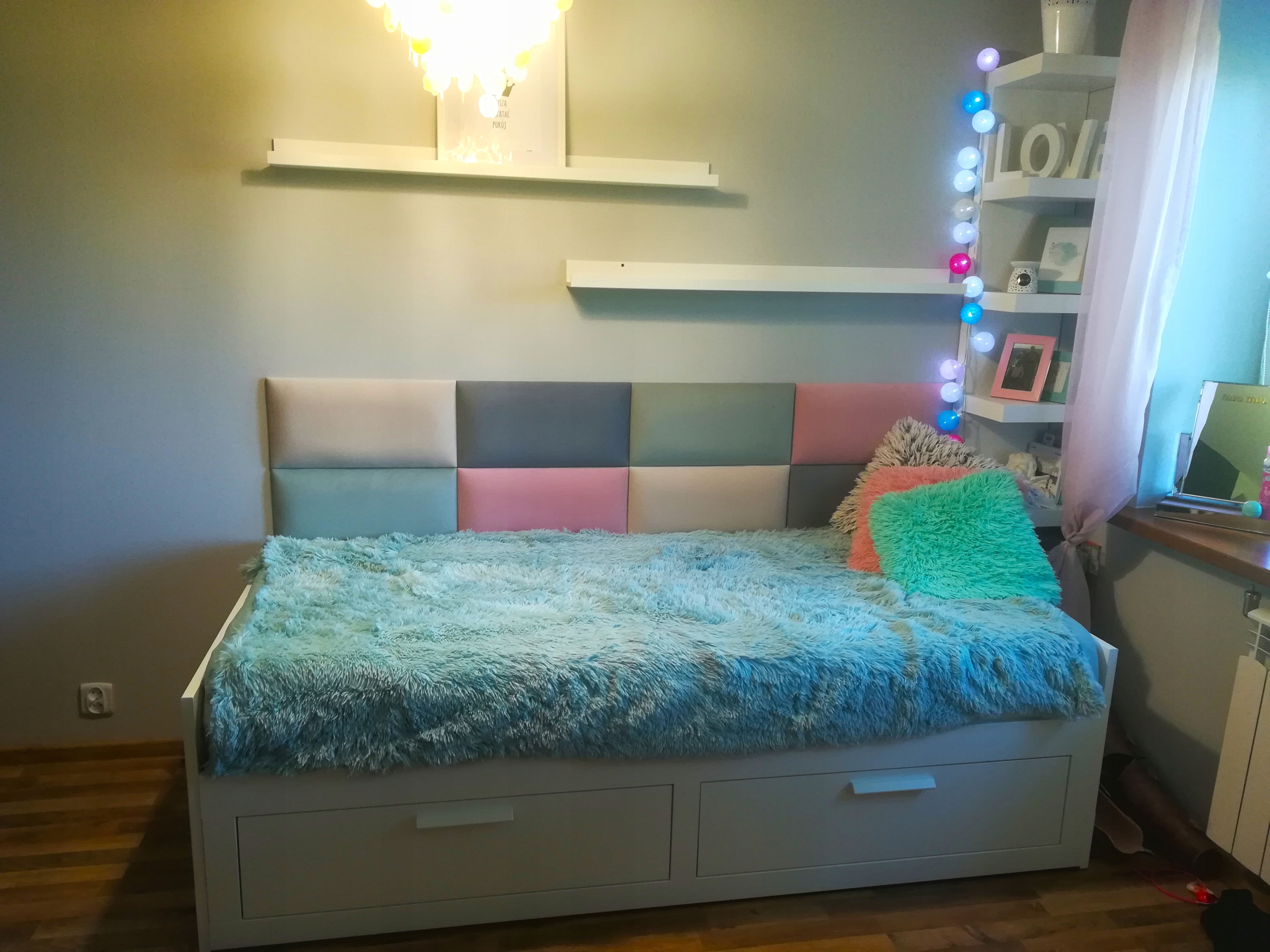 Panele tapicerowane 30x60 zagłówek na wymiar Producent CustomSpace