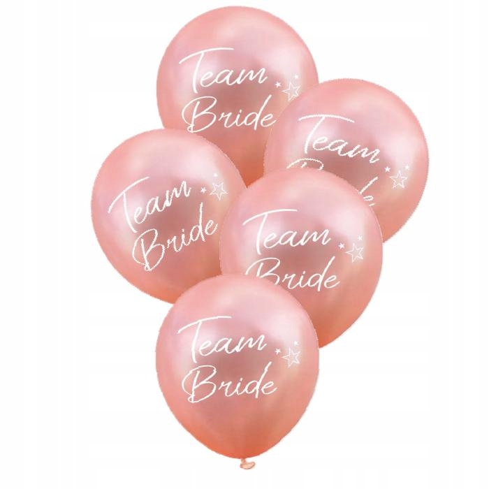 

Balony Wieczór Panieński 5 szt Team Bride