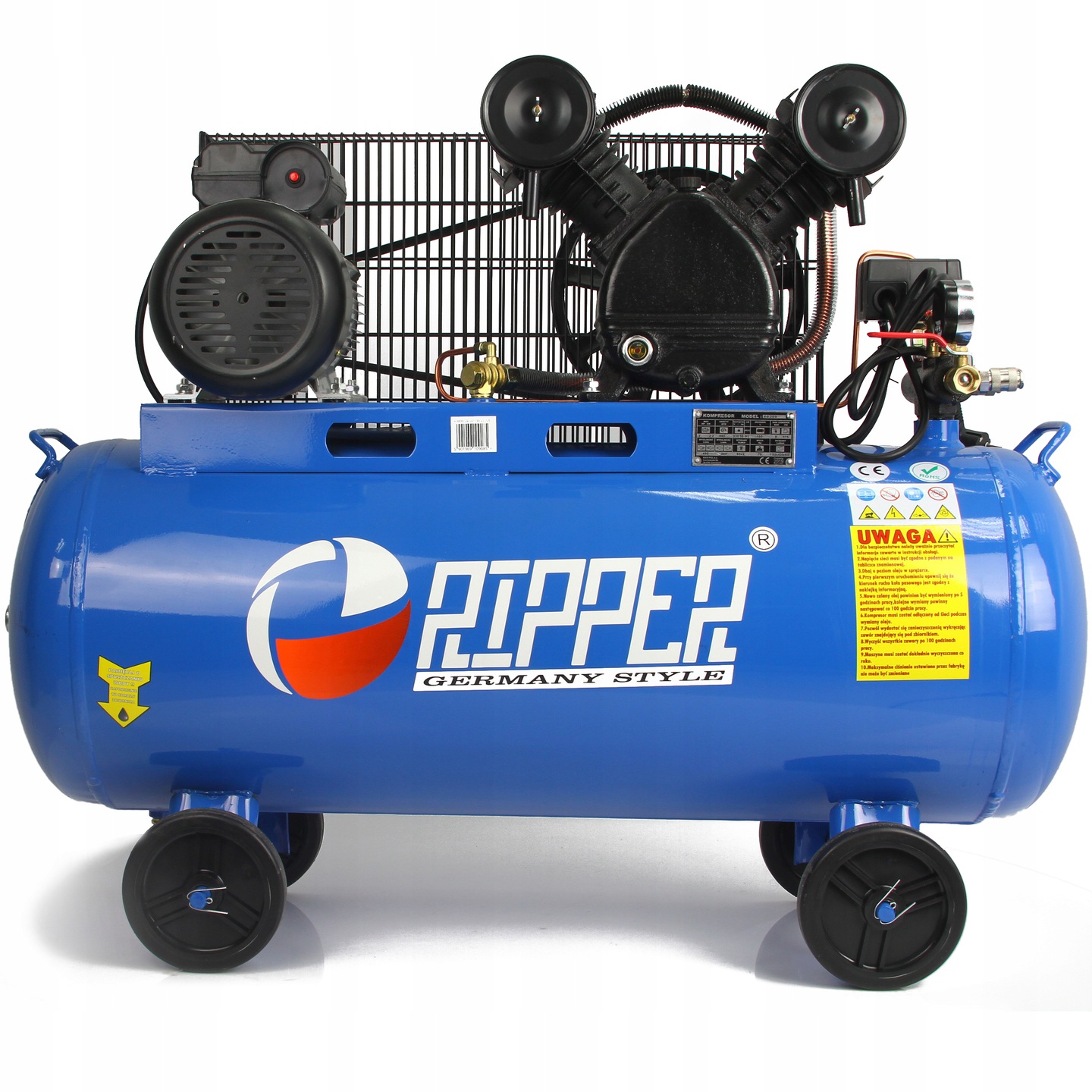 KOMPRESOR OLEJOWY SPRĘŻARKA 100L RIPPER 2 TŁOKI Marka Mar-Pol